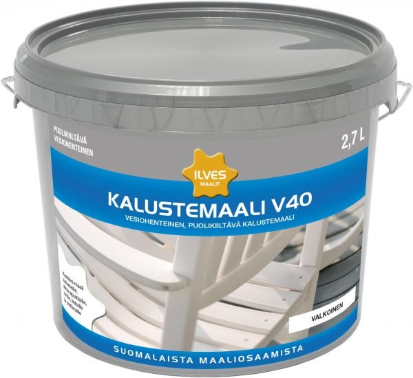 Ilves Kalustemaali V40 Valkoinen