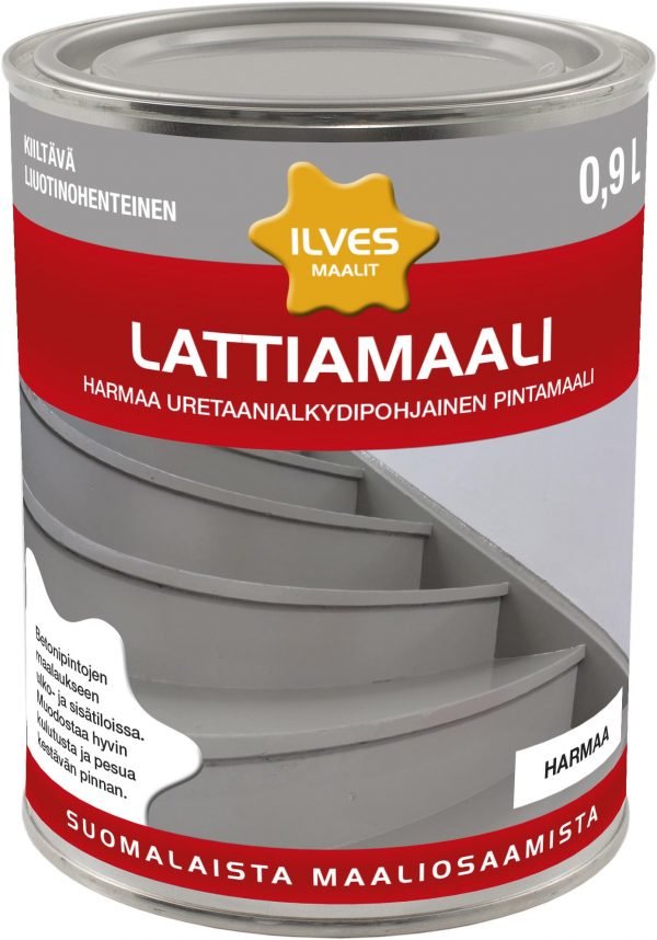 Ilves Lattiamaali Harmaa