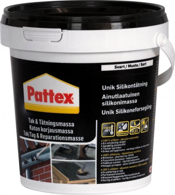 Pattex Katonkorjausmassa 750 Ml Musta