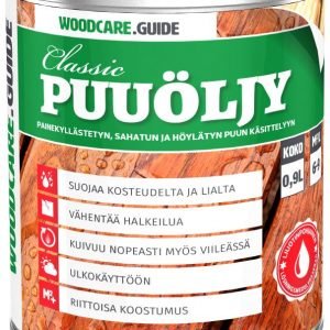 Woodcare.Guide Classic Puuöljy Ruskea