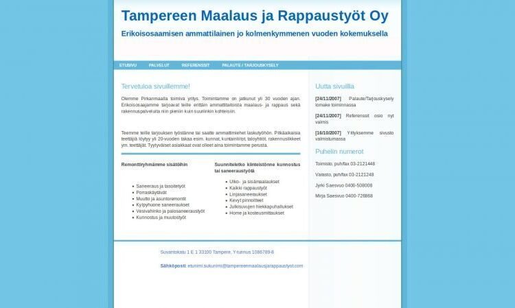 Tampereen Maalaus ja Rappaustyöt Oy