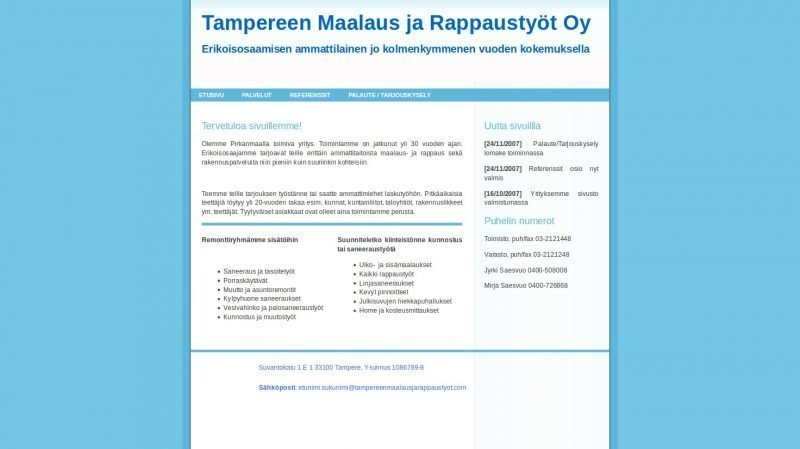 Tampereen Maalaus ja Rappaustyöt Oy